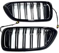 Parrilla delantera Parrilla para BMW Para Serie 5 6 7 GT G30 G32 G11 G12 Luces Parachoques Delantero de Coche Rejilla Riñón(15-18 G11 G12)