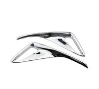 Parrilla Delantera Pegatina Protectora Para La Luz Antiniebla Del Coche Para Toyota C-HR 2016-2023, Rejilla Del Parachoques Delantero Rejillas de Radiador(Chrome)