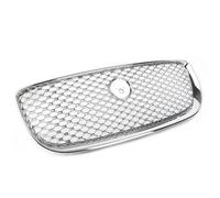 parrilla delantera Radiador de malla para parrilla central superior delantera automática para Jaguar para XJ 2016 2017 2018 cromado Rejilla parachoques delantero