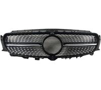 parrilla delantera Rejilla frontal de malla central para parachoques delantero coche para Benz W213 C238 A238 E36 2016-2020(Diamond Black)
