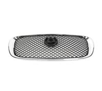 parrilla delantera Rejilla parachoques delantero coche parrilla malla superior radiador para Jaguar X250 XF XFR XFRS 2008-2011 cubierta radiador rejilla carreras Rejilla parachoques delantero(Grey)