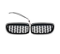 Parrilla Delantera Repuesto Accesorios De Repuesto De Rejilla Frontal Negra Brillante De Doble Línea Compatible Con Serie 3 Para E90 LCI 2009 2010 2011(Meteor Style)