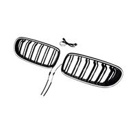 Parrilla Delantera Repuesto Accesorios De Repuesto De Rejilla Frontal Negra Brillante De Doble Línea Compatible Con Serie 3 Para E90 LCI 2009 2010 2011(Dual-line model)