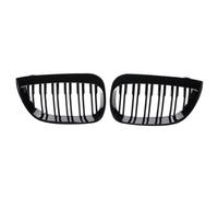 Parrilla Delantera Repuesto Reemplazo De Rejilla De Doble Listón Negro Brillante Compatible Con Serie 1 Para E87 De 5 Puertas 2004 2005 2006 2007 Pre-facelift 51137128613