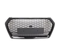 Parrilla Delantera Repuesto Rejilla De Parachoques Radiador Delantero Malla Negra Brillante Para Coche, Parrilla De Malla De Panal Compatible Con Para Q5 2017 2018 2019 80A853651E