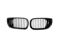 Parrilla Delantera Riñón para BMW Serie 3 E46 Sedán De 4 Puertas Parrilla Delantera De Carreras 1 Par Rejilla Deportiva De Riñón De Una Sola Lama Parrilla Rejilla Delantera(Glossy Black)