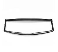 Parrilla Delantera Tira Marco Parrilla Para Infiniti Para Q50 2014-2017 Aspecto Cubierta Capó Parachoques Delantero Reemplazo Ajuste Bisel Parrilla(Mirada de fibra de carbono)