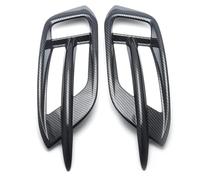 Parrilla delantera universal para coche 1 par de cubierta luz antiniebla del parachoques trasero embellecedor rejilla trasera para Honda para Civic 10th 2016-2020(Carbon Look)