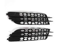 Parrilla delantera universal para coche 2para Uds. Rejilla de lámpara antiniebla delantera coche estilo RS6 parachoques delantero cubierta ventilación embellecedor reemplazo A6 C7