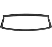 Parrilla delantera universal para coche Embellecedor de rejilla delantera y trasera fibra carbono para Q50 2014-2017