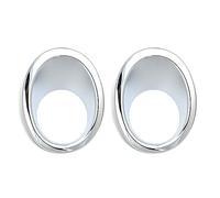 Parrilla delantera universal para coche Para CRV 2009 2008 2007 luz antiniebla del parachoques delantero embellecedor cubierta de lámpara pegatina decoración