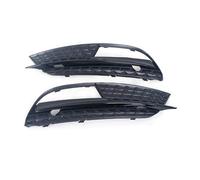 Parrilla Doble Línea Para A5 2012-2016 8T0807681H 8T0807682H Rejillas Luces Antiniebla Para Parachoques Delantero Coche Cubierta Lámpara Parrillas Carreras Parrillas Listón Doble(Pair)