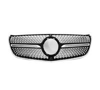 Parrilla Doble Línea Para Mercedes Para Benz Para Vito V W447 Rejilla Delantera Estilo Diamante Parachoques Con Entrada Aire Similar A La V250 V300 V260 Parrillas Listón Doble(15-19 Black1)