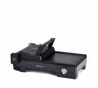 Parrilla eléctrica Ariete 1916/10 negra 2400W 3 zonas superficie 600x250mm