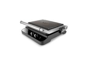 Parrilla eléctrica Black & Decker BXGR2000E apertura 180°, 2000 W, placas extraíbles