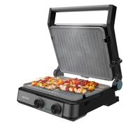 Cecotec parrilla eléctrica con grill rock?ngrill 2200 dual. 2200w,
