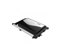 Parrilla eléctrica cecotec rock´ngrill 750 full open 750w inox/negro 9 cm