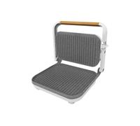 Parrilla eléctrica cecotec rock'ngrill 1200 wood 1300w piedra rockstone blanco