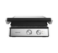 Cecotec Parrilla Eléctrica Rock'nGrill Blaze. 2400W, Revestimiento RockStone, Fácil Limpieza, Apertura de 180º, Libre de BPA, Superficie de Cocinado de 29x23 cm, Temperatura Regulable