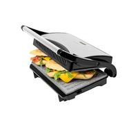 Parrilla eléctrica de 700 w con revestimiento rockstone, antiadherent