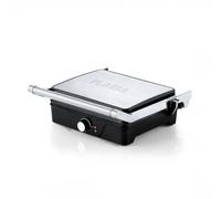 Parrilla eléctrica FLAMA 4521FL acero inoxidable 2000W termostato 30x24cm