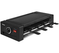 Parrilla eléctrica para raclette de 1300 W (negra) - TRISTAR