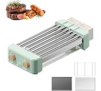 Parrilla Eléctrica Para Salchichas De 550 W, Máquina Para Hacer Perritos Calientes De Sobremesa Con Temperatura Ajustable De 120 A 250 °c Y 3 Bandejas Intercambiables Para Restaurantes Y Bares