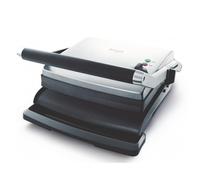 Parrilla eléctrica Sage SGR250BSS4EEU1 negra y plateada para mesa