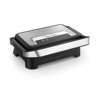 Parrilla eléctrica Tefal Inicio Compact GC270D10 acero inoxidable 1000W antiaherente