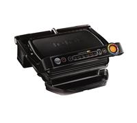 Parrilla eléctrica Tefal OptiGrill + GC7128 Negro Acero inoxidable 30 x 20 cm