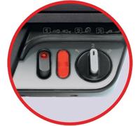Ultra Compact 600 Comfort GC3060 parrilla eléctrica de contacto, Barbacoa de contacto acero fino/Negro, Negro, Acero inoxidable, Rectangular, Aluminio, 2000 W, 210 mm, 383 mm
