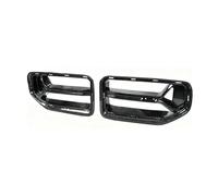 Parrilla Embellecedor Fibra Carbono Seco Real Parrilla Parachoques Delantero Coche Parrillas Carreras Cubierta Exterior Para G87 Para M2 2023-2025 Juego rejilla delantera