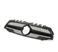 Parrilla Frontal Para Benz A Para Clase V177 W177 2019-2022 Parachoques Delantero Rejilla Chorme Negra Diamante Rejilla del radiador(A*M*G Black W Cam)
