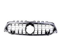 Parrilla Frontal Para Benz A Para Clase V177 W177 2019-2022 Parachoques Delantero Rejilla Chorme Negra Diamante Rejilla del radiador(12 G*T Chrome)