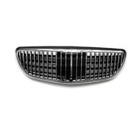 Parrilla frontal Para Benz Clase E W213 2016-2020 Rejilla Parachoques Delantero Edición Ejecutiva Reajuste Malla Superposición Racing Grill Body Kit Delantera Rejillas(Plata)