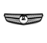 Parrilla Frontal Para Benz Para Clase C W204/S204/C204 2008-2014 Parrilla De Carreras Negra Mate Superior Cromada Rejilla del radiador(A*M*G-Chrome 1 Pin)