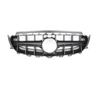 Parrilla Frontal Para Benz Para Clase E W213 C238 2016-2019 E180 E200 Rejilla Parachoques Parrillas Delanteras Carreras Estilo Diamantes Cromados Rejilla del radiador(E*63*S-Black)