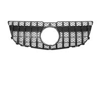 Parrilla Frontal Para Benz Para GLK Para X204 Para GLK250 Para GLK300 Rejilla Parachoques Delantera Cromada Negra GTR Estilo Rejillas Carreras Rejilla del radiador(G*T-Black WNet)