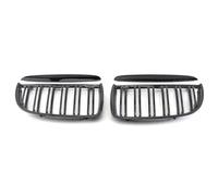 Parrilla Frontal Para BMW Para E90 E91 3 Para La Serie 320i 325i 328i 2005-2008 Línea De Parrilla Rejilla Frontal 2 Líneas Rejilla del radiador(Double Line Carbon)