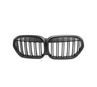 parrilla frontal Para BMW Para X1 F48 LCI 2020-2022 Parrillas Delanteras De Carreras Con Apariencia De Fibra De Carbono De Doble Línea(Double-Matte Black)