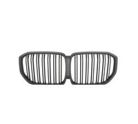 Parrilla Frontal Para BMW Para X5 G05 2019-2023 Cromo Negro Diamantes Estilo Rejillas Superiores Delanteras Brillante Parrilla Carreras Una Sola Línea Rejilla del radiador(Double-Matte Black)