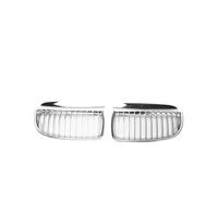 parrilla frontal Para BMW Serie 3 E90 E91 2005-2008 Parrillas Delanteras De Doble Listón Negro Brillante(D)