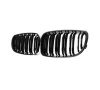 Parrilla Frontal Para E81 E82 E87 E88 1 Serie 2007-2013 Parrillas De Carreras 2 Líneas Reemplazo Parrilla Doble Línea Riñón Delantero Rejilla Frontal