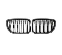 Parrilla Frontal Para E84 Para X1 18i 20i 25i 28i 2009-2015 Rejilla Riñón Parachoques Delantero Parrillas Carreras Doble Listón Cubierta Deportiva Rejilla Parachoques Delante