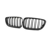 Parrilla Frontal Para F22 F23 M235 F24 2014-2019 Parrillas Delanteras Riñón Doble Listón Parrilla Delantera Riñón(Double-Glossy Black)