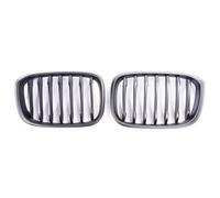 Parrilla Frontal Para G01 Para X3 2018-2022 G02 Para X4 Rejilla Repuesto Riñón Delantero Parrilla Doble Individual Parrillas Carreras Rejilla Parachoques Delante(Single Matte Black)