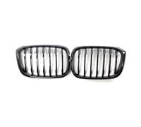 Parrilla Frontal Para G01 Para X3 G02 Para X4 2018-2022 Reemplazo Riñón Delantero Negro Brillante Parrilla Doble Individual Parrillas Carreras Rejilla Parachoques Delante(Single Gloss Black)