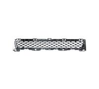 Parrilla Frontal Para Jaguar Para XJ Para XJR 2016-2020 Rejilla Delantera Parrilla Superior Radiador Marco Luz Antiniebla Conjunto Automóvil Rejilla Parachoques Delante(Front Grille Silver)