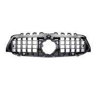 Parrilla Frontal Para Mercedes Para Benz Para Una Clase W177 A180 A200 A220 A250 A35 Para AMG Rejilla Delantera Radiador Parrilla Entrada Malla Parrilla De Coche(Black)