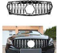 Parrilla Frontal para Parachoques de Coche para Mercedes Benz W117 CLA Clase X117 C117 CLA200 CLA220 CLA250 CLA45 AMG 2013-2019 Rejillas Frontales de Radiador Parrilla de Calandra Delantera de Malla